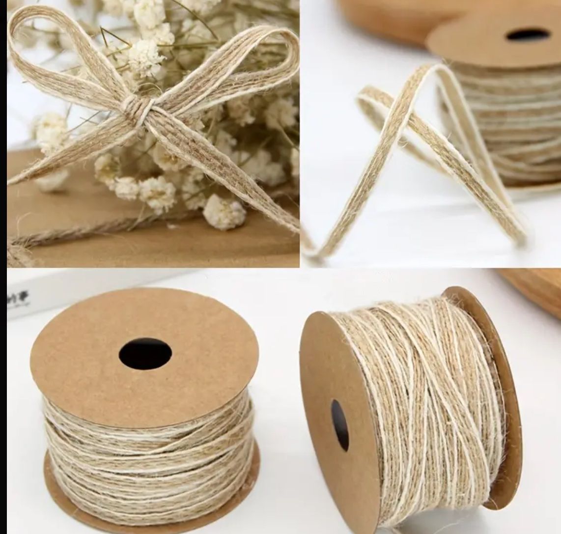 Nastri decorativi: New Jute Twine, Rustic String – Nuovo e nell'imballaggio originale da Luzern venduto da mon_6rzf 1