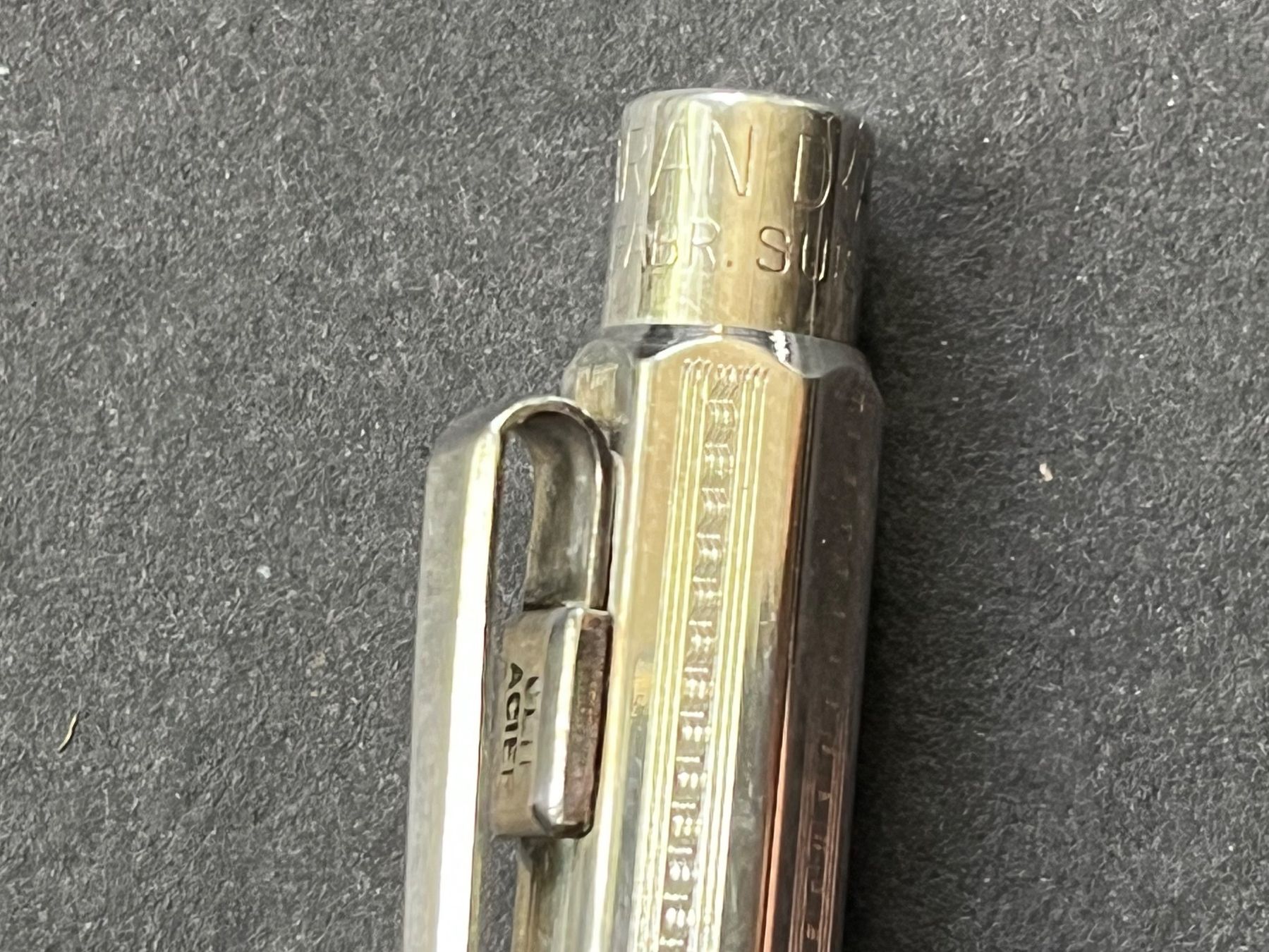Caran D'Ache Penna & Evidenziatori: Caran d’Ache Ecridor Roller - Retro, versilbert – Usato da Zürich venduto da FV.vintage 3