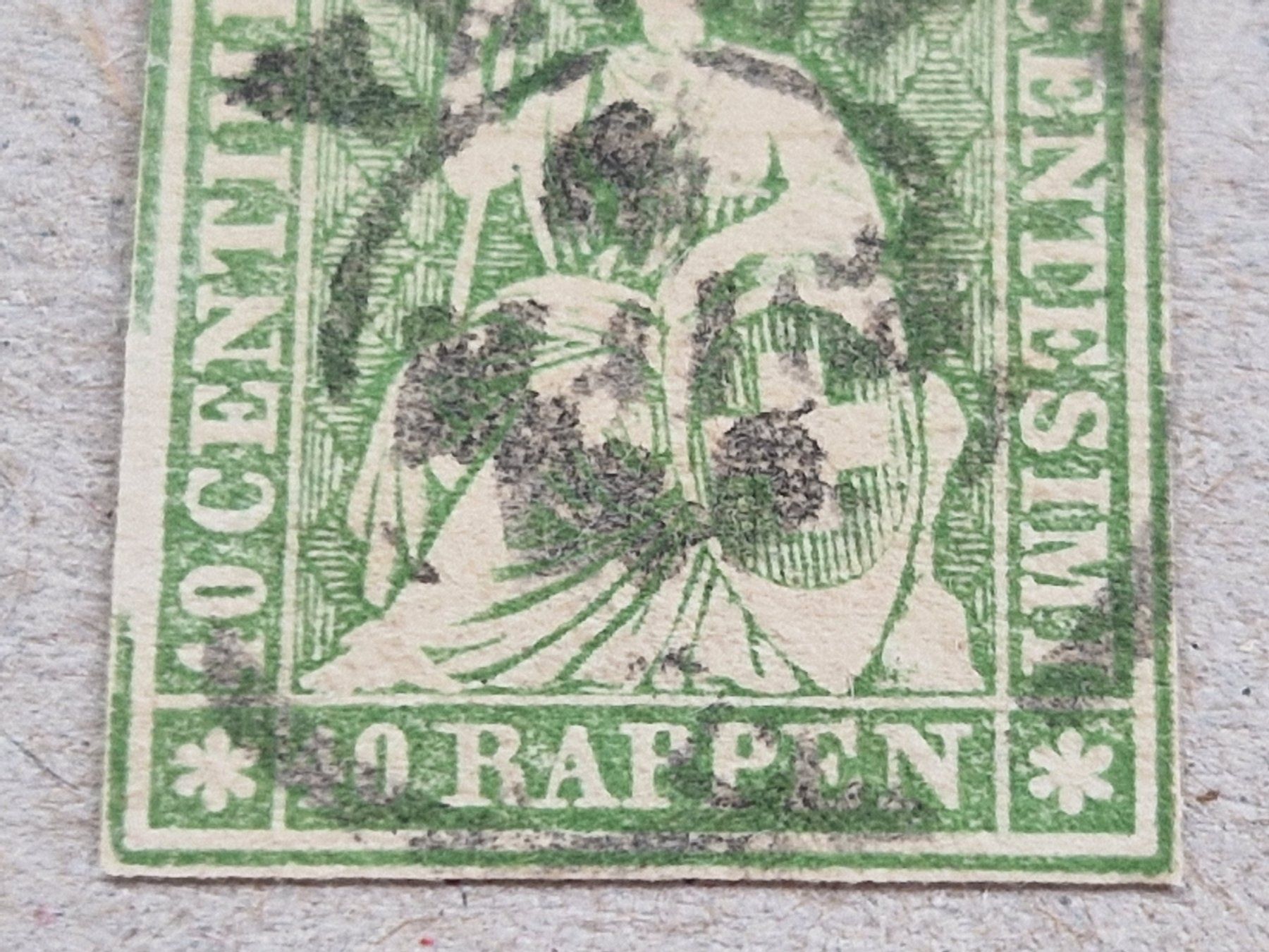 Tutti i francobolli: Strubel 26G, signiert, ab 1.- – Usato da Burgdorf venduto da Glossy01 2