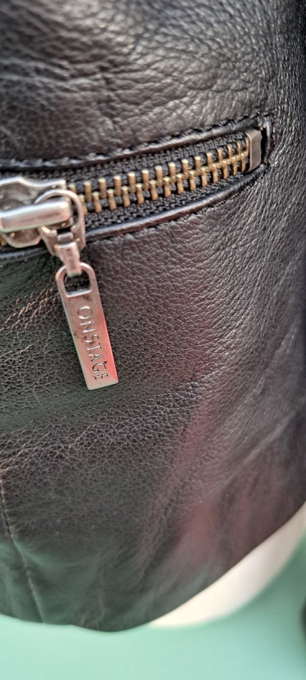 Jacken: Onstage Denmark Lederjacke Grösse 42 Schwarz – Neu (gemäss Beschreibung) aus Basel von Natyala 1