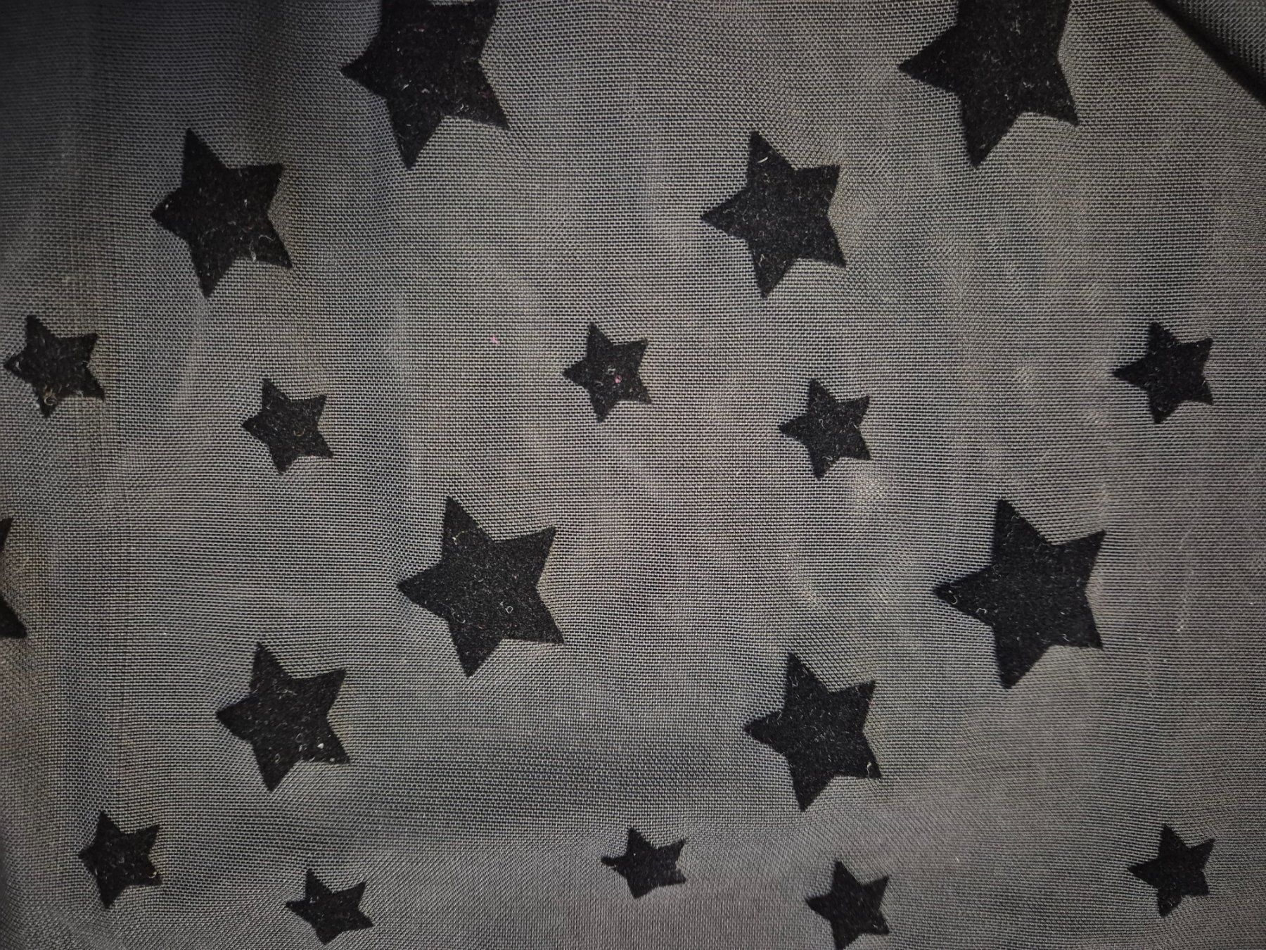 Tops: Black long sleeve mesh top with stars – Gebraucht aus Zürich von monadiederich 1