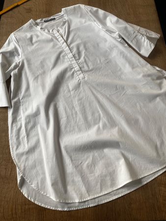 ZEITLOS by Luana HEMD/BLUSE GR.2 (ca.38/40) weiss Designer