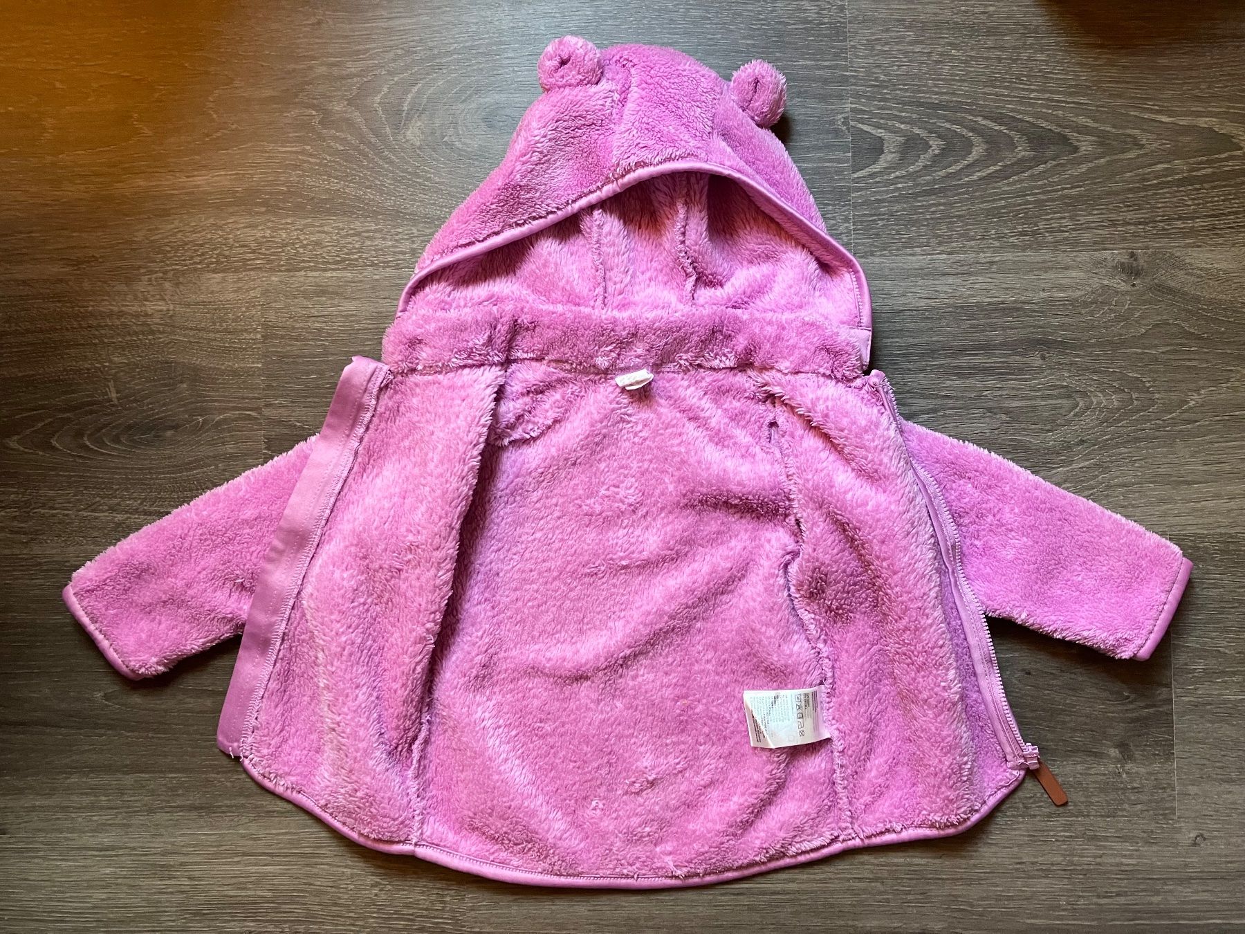 H&M Jacken & Mäntel: Jacke/Teddyjacke mit Kapuze H&M Gr. 86 – Gebraucht aus Gattikon von stri_lgs79 3