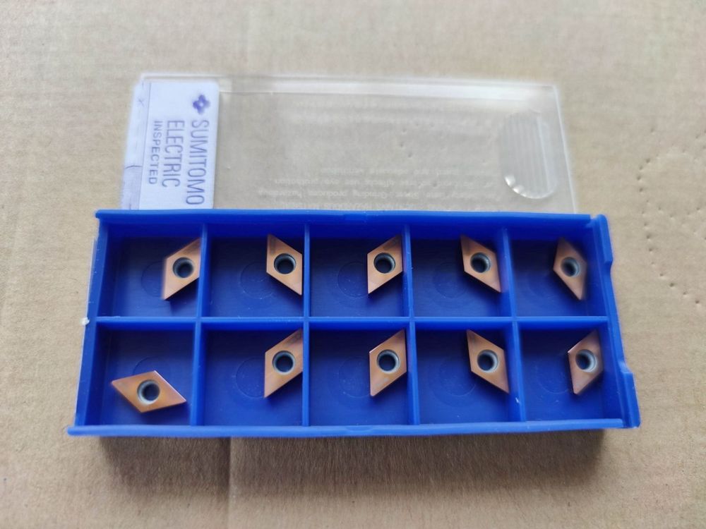 Produktbild von CBN Wendeplatte DCGW – DCMT070202, Eckenradius 0,2 Mm, Für Hartdrehen, CNC-Qualität, Für Unterbrochenen Schnitt