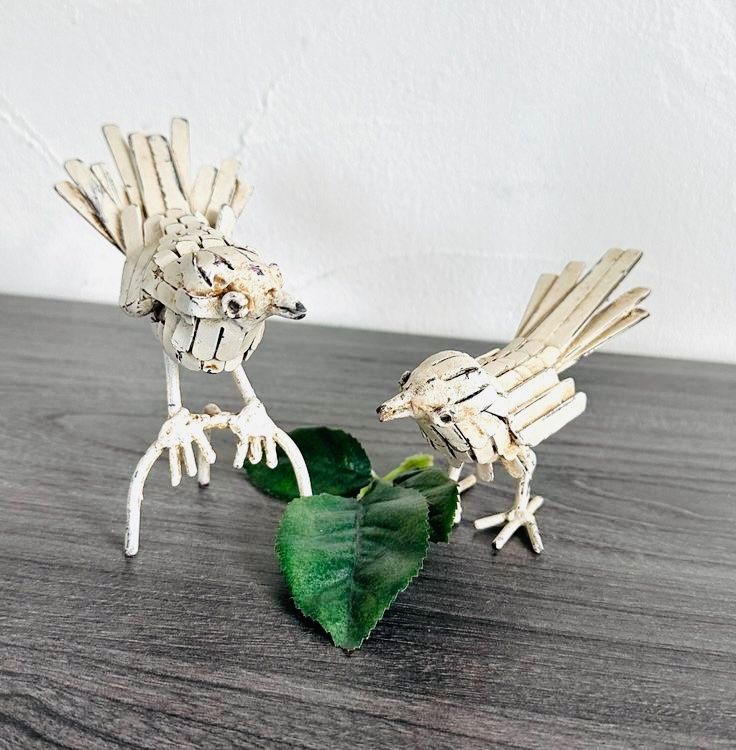 Tutte le decorazioni: 2 Vögel Metall vintage Shabby Chic – Usato da Zürich venduto da brazerola
