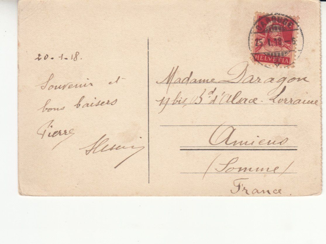 Cartoline postali: Genève 1918 – Usato da Bürglen TG venduto da StampGraf 1
