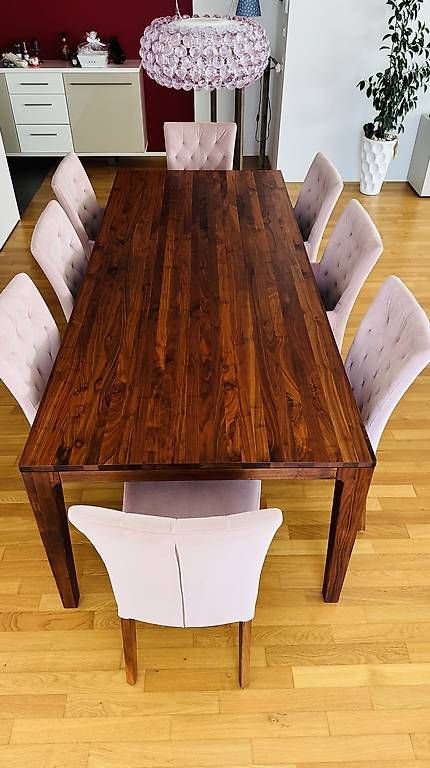 Livique Tables: Tisch | 8 Stühle | Deckenlampe – D'occasion à Stans par syb_g7dv
