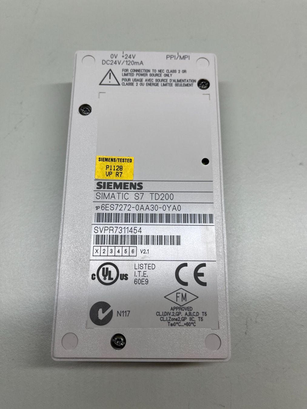 Siemens Componenti elettronici: Simatic S7 TD200 Display – Usato da Jenaz venduto da Speedy350 2