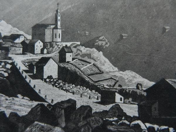 Incisioni: Hospental Uri Gotthard – Usato da Risch venduto da Rischli15 9