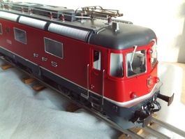 Hermann  Re 6/6 SBB rot  2 Leiter Gleichstrom Spur 0