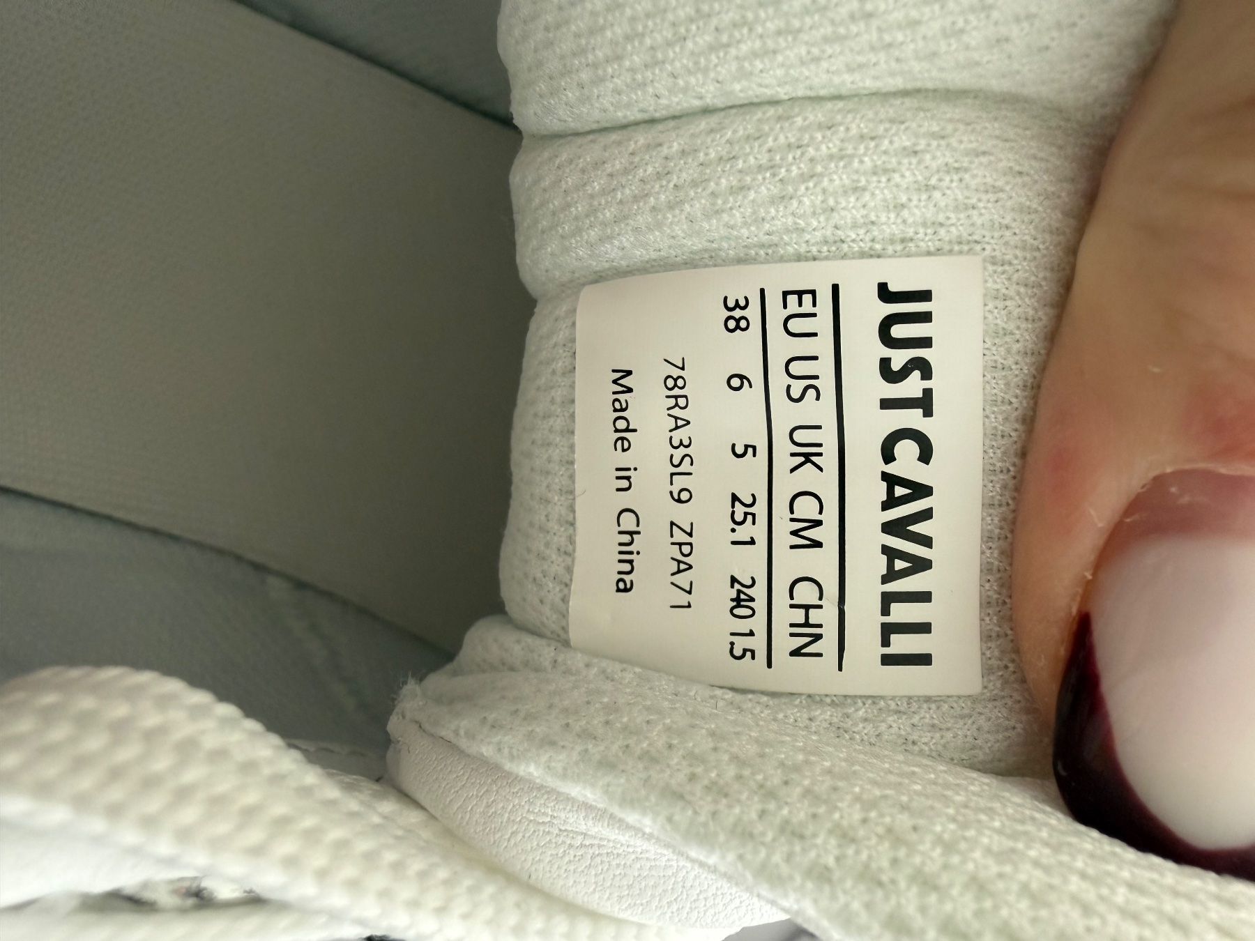 Roberto Cavalli Chaussures femmes: JUST CAVALLI SNEAKER EU 38 – Neuf (Voir description) à Arch par ellaisa84 3