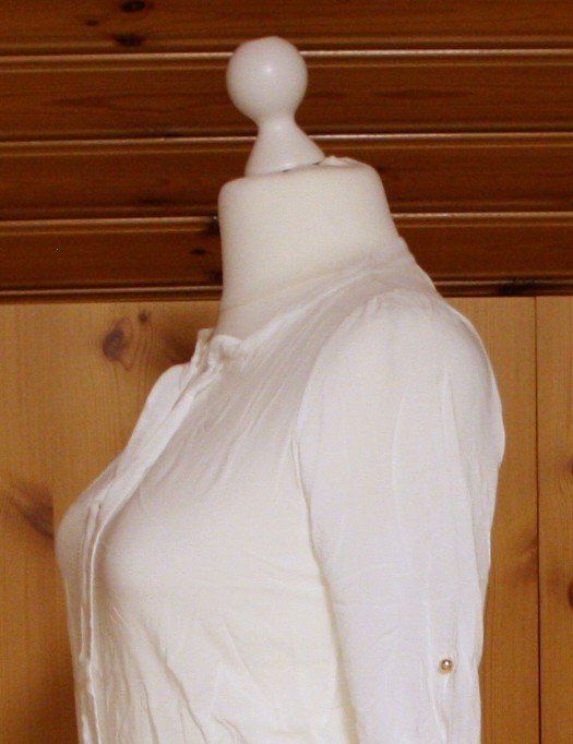 Blusen: Bluse weiss MY BASIC weiss Gr. M – Gebraucht aus Flüelen von Diversicum-Vintage 4