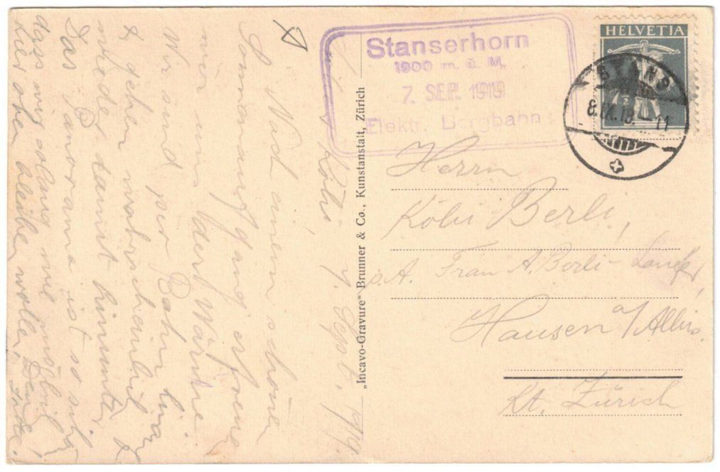 Cartoline postali: Stanserhorn - Standseilbahn – Usato da Binningen venduto da Mountainrider 1