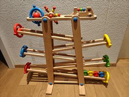Bunte Kugelbahn aus Holz von Beluga
