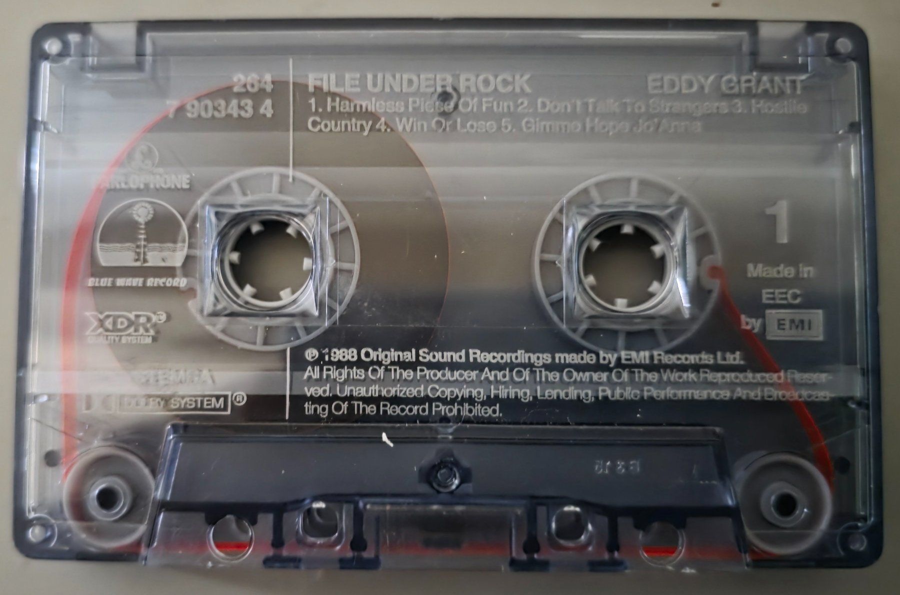 Musicassette: Eddy Grant MC – File Under Rock – Usato da Root venduto da atelier22 2