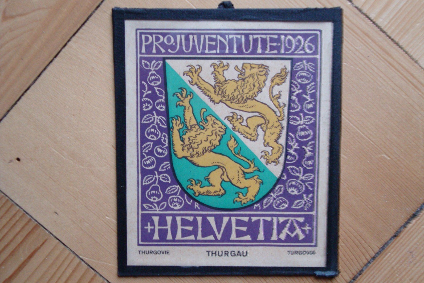 Poster & Bilder: THURGAU - Pro Juventute Wäppli, Glas – Gebraucht aus Bern von carola31