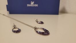 Swarovski Set lila violett