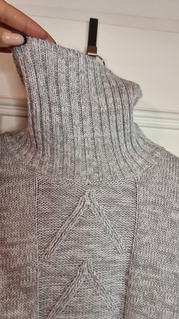 Maglioni & Felpe: Grauer Strickpullover Gr.L/XL Rollkragenpullover,Winterpulli – Usato da Wald ZH venduto da CapLux 4
