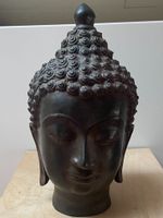 Buddha Kopf Metall, 20 cm