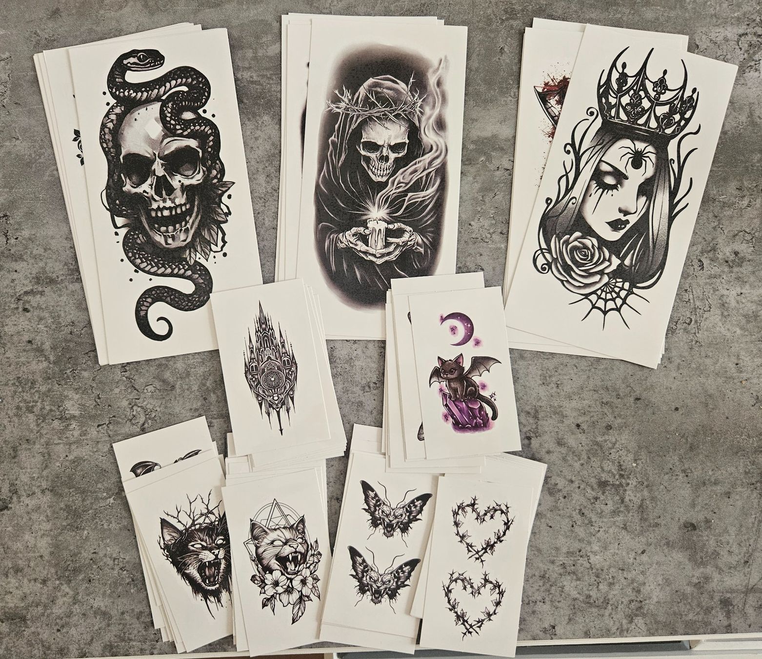 Sticker: Tattoos zum Aufkleben – Nuovo (secondo la descrizione) da Winterthur venduto da Nenya1