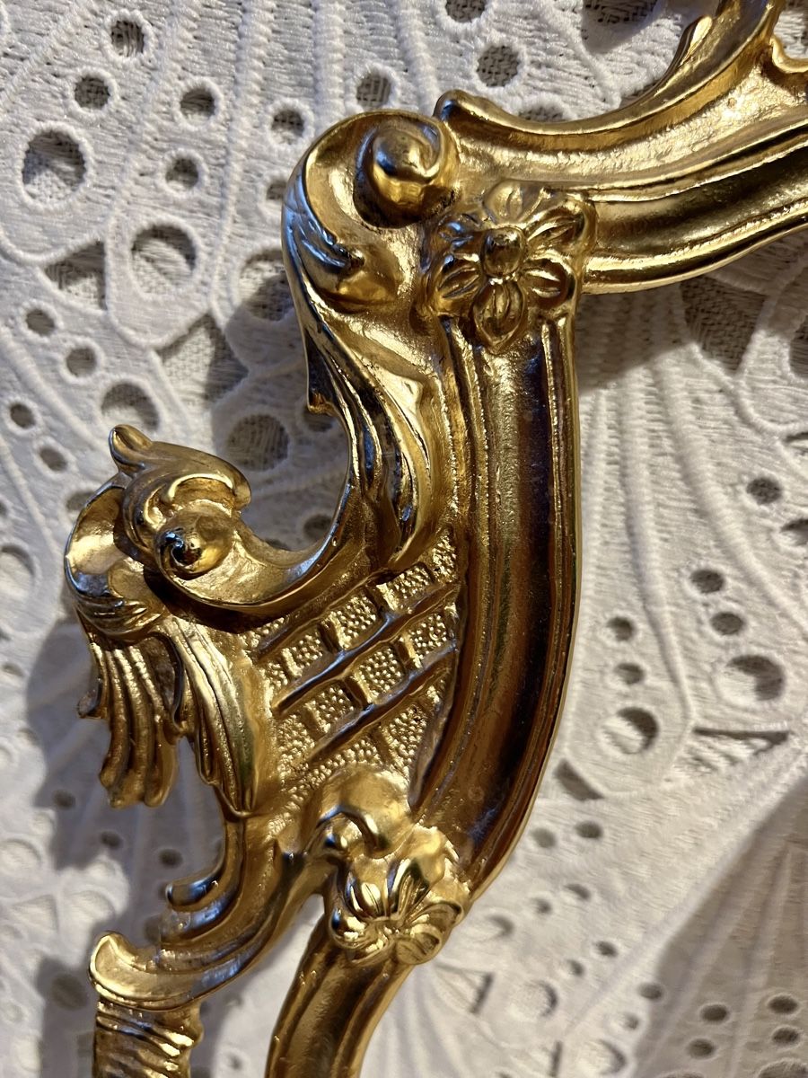 Lampade: Messing Barock Spiegelrahmen Wandkerzenhalter 2000 Gr – Usato da Frenkendorf venduto da Only1 7