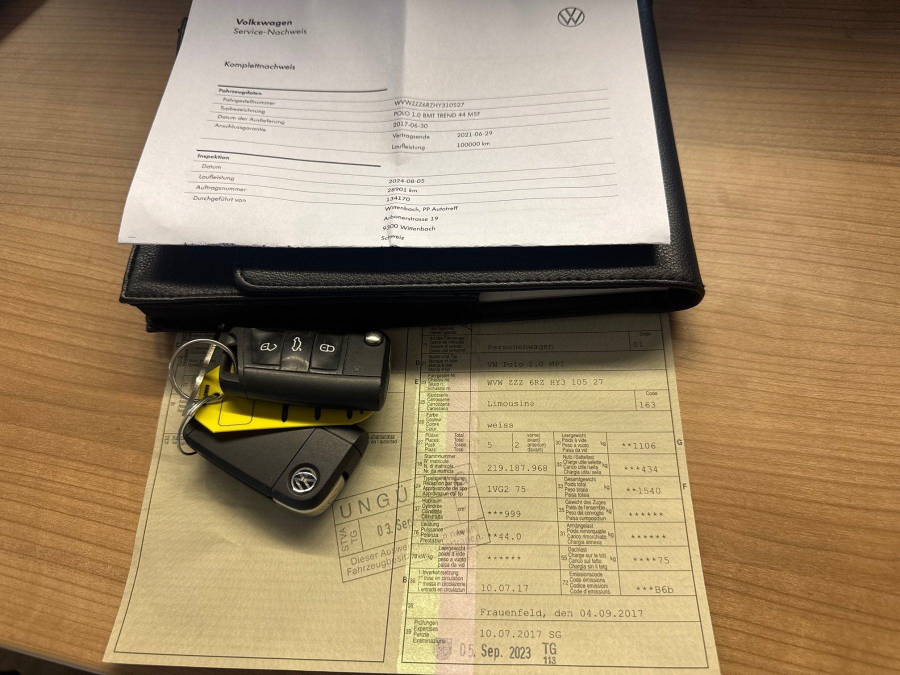 VW Autos: VW Polo/1.0MPI/Handschaltung/Frontantrieb – Gebraucht aus Wittenbach von rommel33 1