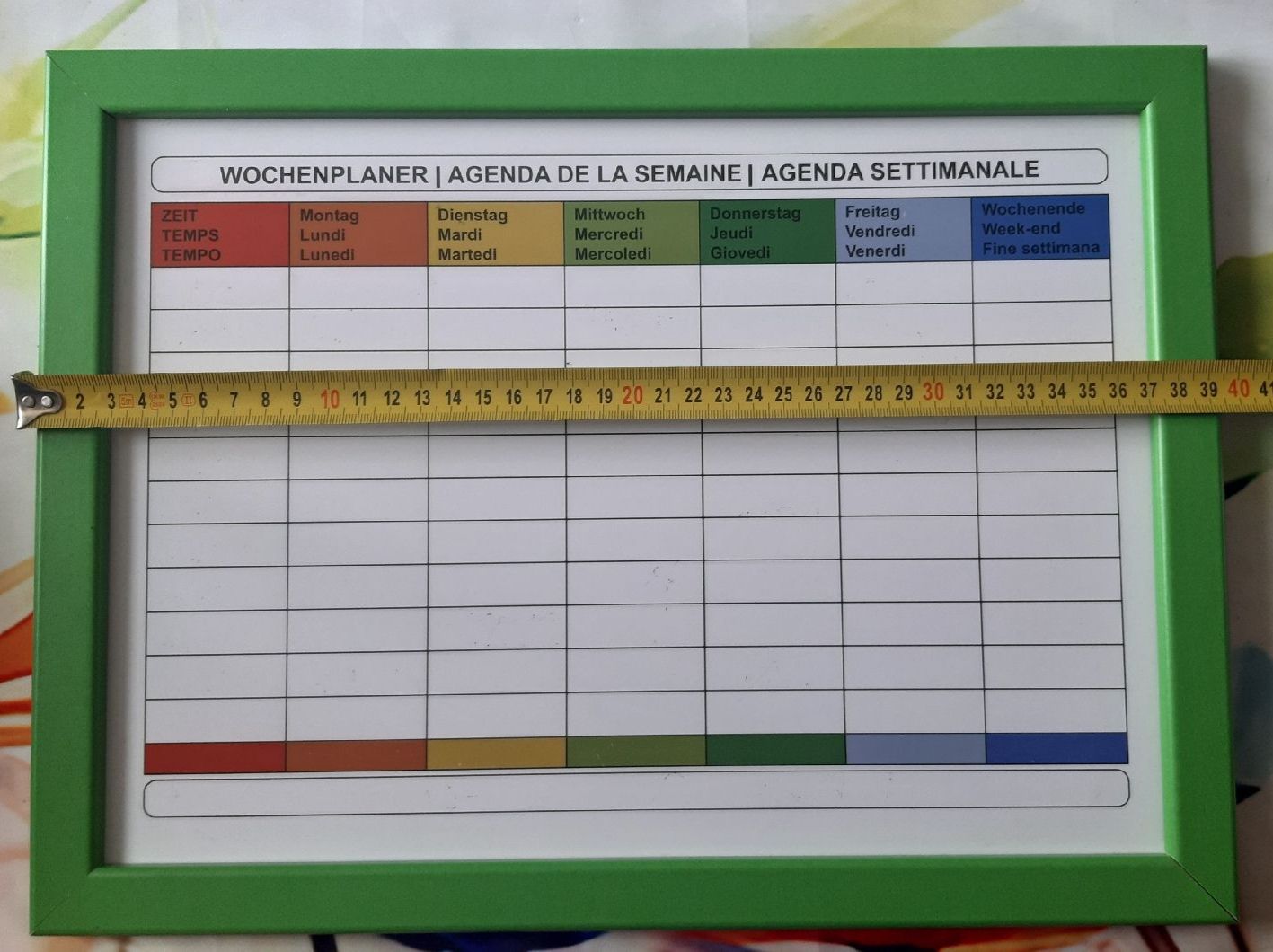 Calendari: Wochenplaner 30x40cm – Usato da Wila venduto da myquaso 2