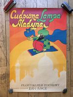 Affiche polonaise originale: Cudowna lampa Aladyna