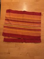 Tischsets gestreift rot orange Set aus zwei Stuecken