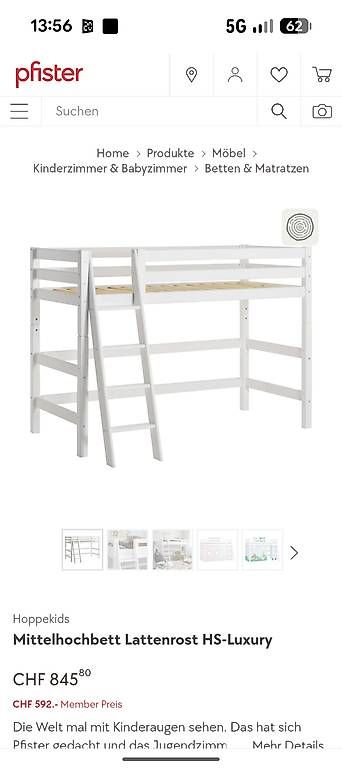 Lits: Hoppekids Mittelhochbett – D'occasion à Burgdorf par SaSaLyNo