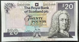 Royal Bank of Scotland £20 Note - Selten & Sammlerstück!