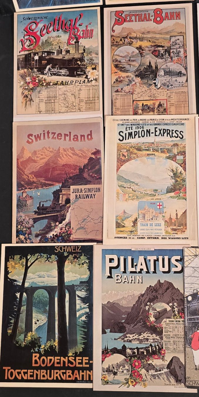 Cartoline postali: SBB - 20 Stück - POSTKARTEN - "Schweiz" - (Nostalgie) – Usato da Biel/Bienne venduto da Fischhene 3