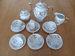 Edles Kaffeeservice, Kunst Rehau, BAVARIA, Rarität,Golddekor