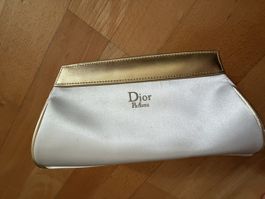 Dior Etui Necessaire goldig weiss guter Zustand