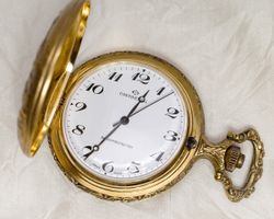 CONTINENTAL 48mm Taschenuhr Handaufzug swiss made NOS Uhr