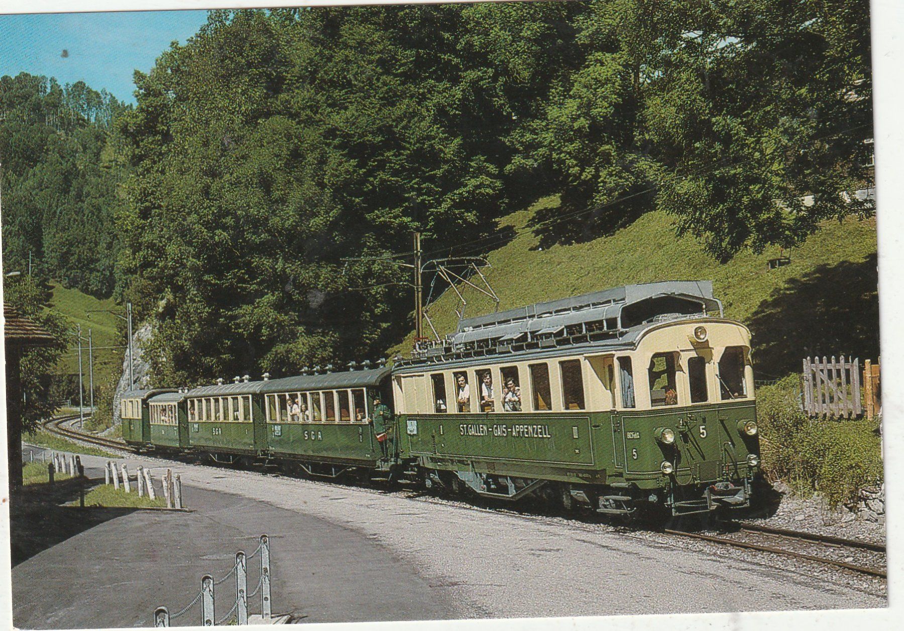 Cartes postales: St. gallen-Appenzeller Bahn – D'occasion à Lumbrein par made02