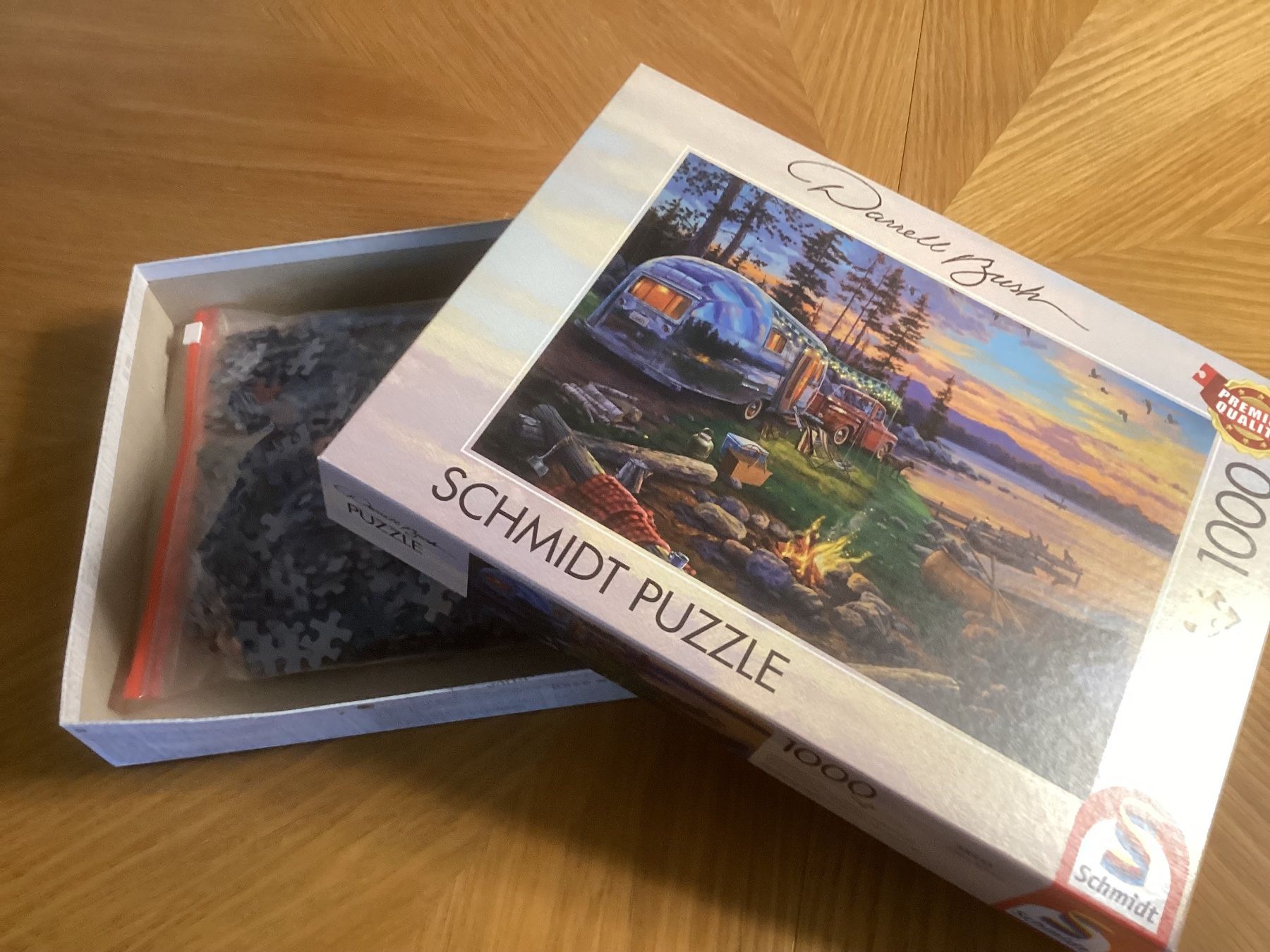 Puzzle: 1000er Puzzle - Campingidyll am See – Usato da Flawil venduto da kruemeli02 1