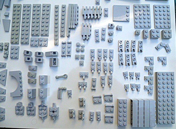 Lego Kit di costruzioni: 1 Set Lego - Ersatzteile div. grau – Usato da Effretikon venduto da Heimstudio 7