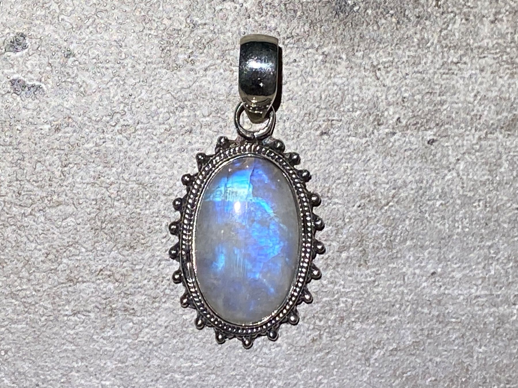 Ciondoli: Moonstone Silber 925 Anhänger orientalisch – Nuovo e nell'imballaggio originale da Laax venduto da Kiki_Kingdom3 2