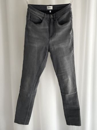 ONLY Skinny Jeans Damen S Grau