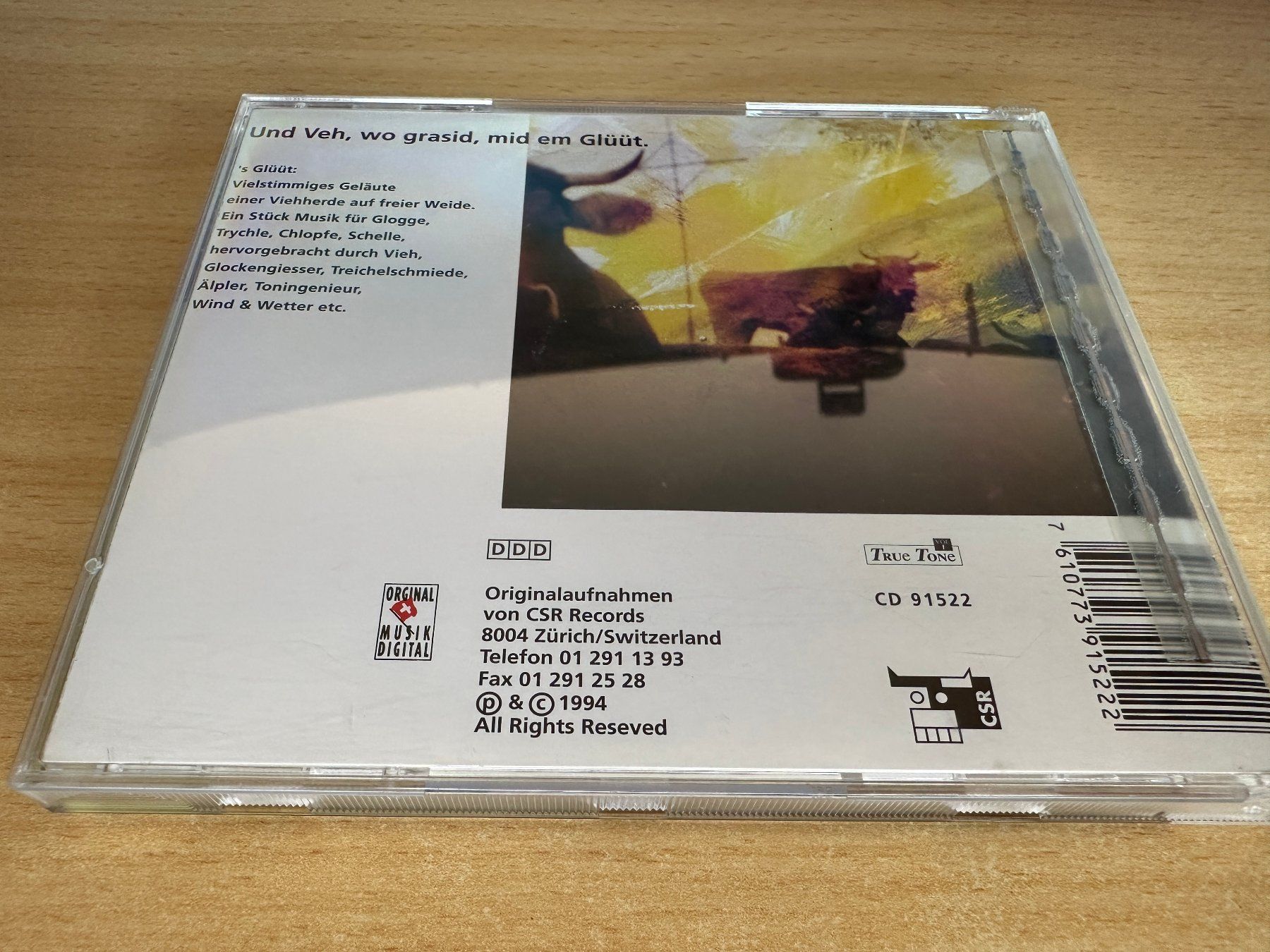 CD: Cyrill Schläpfer - 'S Glüüt – Usato da Rikon im Tösstal venduto da Alpenmutz 1