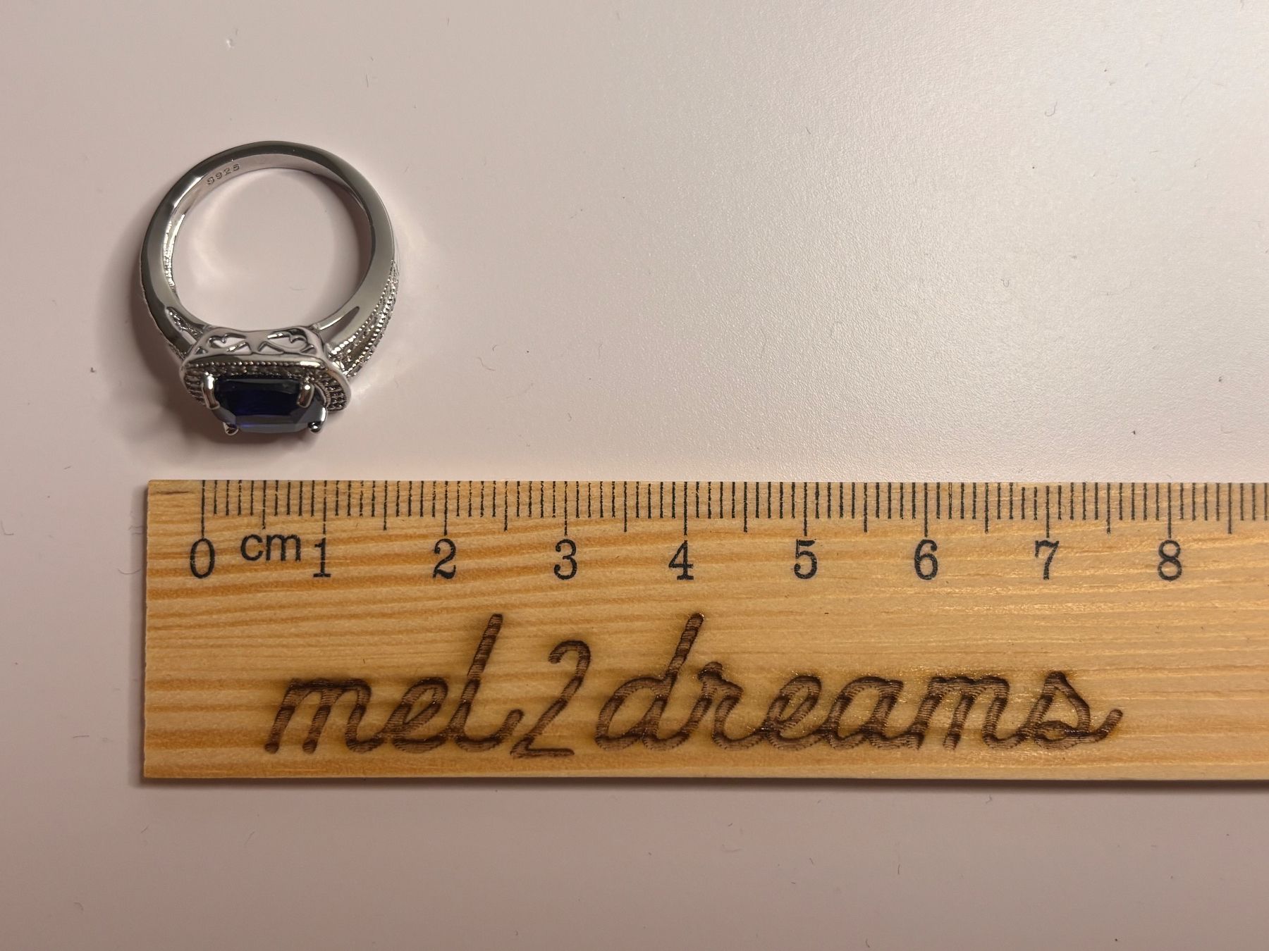 Ringe: Bague élégante saphir bleu profond  💍 – Neu (gemäss Beschreibung) aus Lausanne von mel2dreams 6