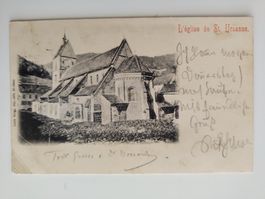 L'église de St. Ursanne mit Stempel 1899