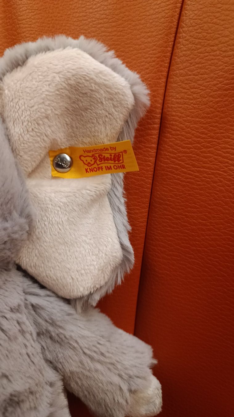 Steiff Giocattoli: Steiff Elefant Original Knopf im Ohr – Usato da Reiden venduto da Zofi-Brocki 2