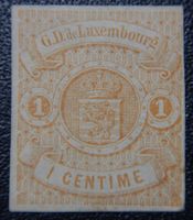 Luxemburg Kat. 3 */(*) 1863 Kat. 170 Euro (teilgummi vorhand