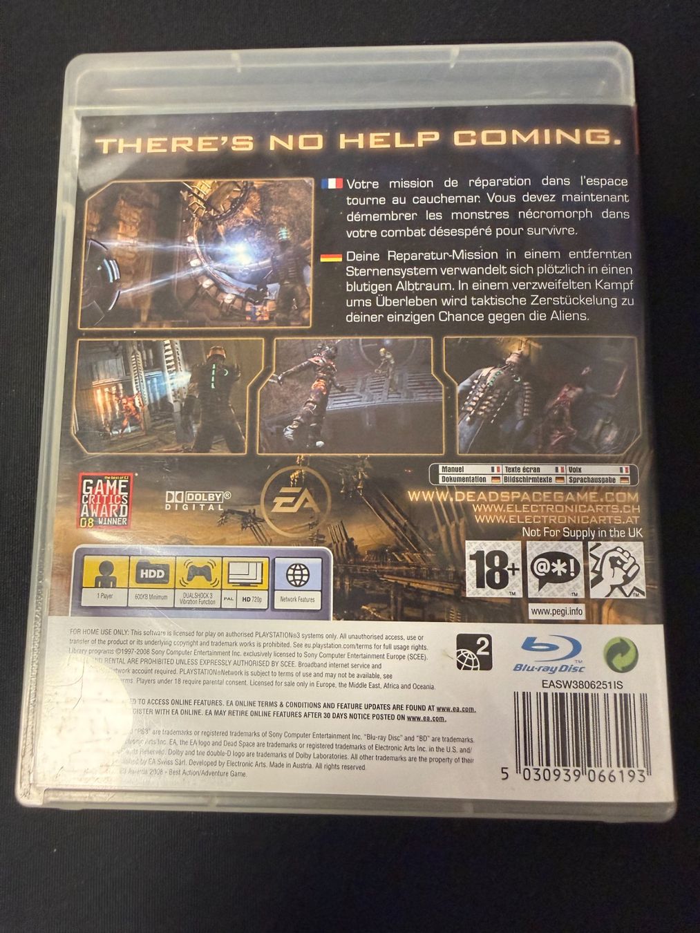 Sony Spiele: Dead Space - PS3 – Gebraucht aus Pont-de-la-Morge von Darfal 2
