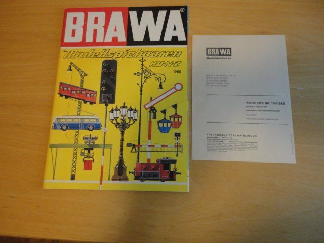 Brawa Modellini di ferrovie: Brawa Katalog 1985 neuwertig – Usato da Wittenwil venduto da trixmartin