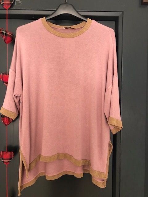 Canottiere & Pantaloni: Maglia rosa e dorata Mis.L – Usato da Davesco-Soragno venduto da dvf_7h6d