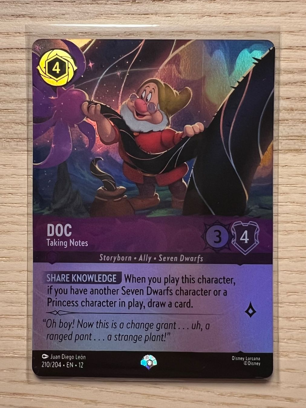 Disney Carte collezionabili: Doc 210 Epic Wilds Unknown EN Set 12 Disney Lorcana – Nuovo (secondo la descrizione) da Rafz venduto da SaintCruz