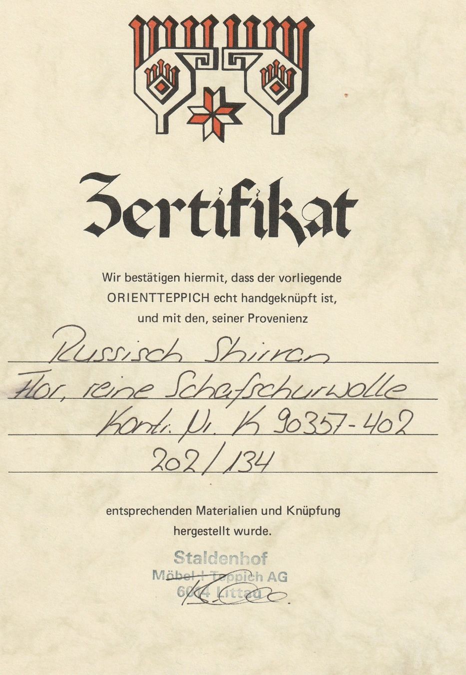 Tappeti: Orientteppich Shirvan, Top Zustand! – Usato da Sins venduto da rob.kae 3